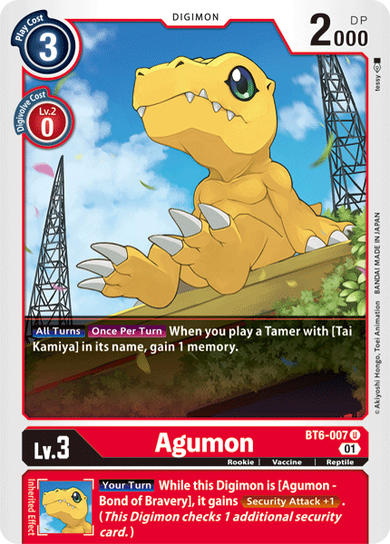 Agumon [BT6-007] [Double Diamond]