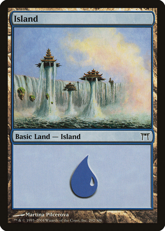 Island (#292) [Champions of Kamigawa]