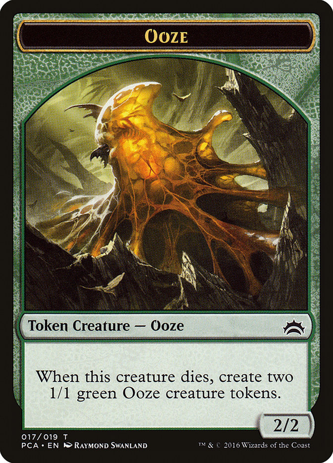 Ooze Double-sided Token [Planechase Anthology]