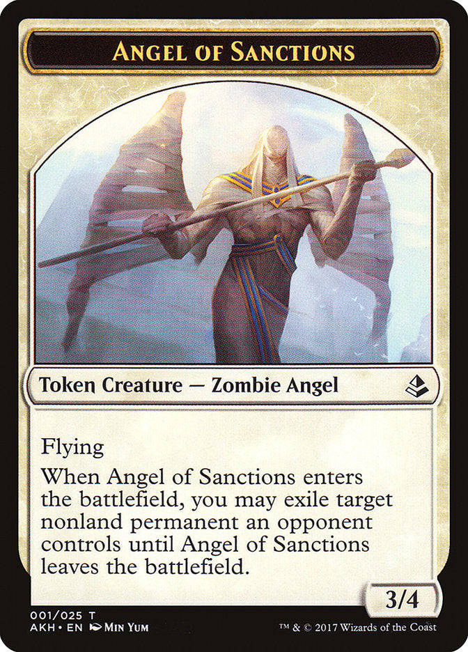 Angel of Sanctions // Drake Token [Amonkhet Tokens]