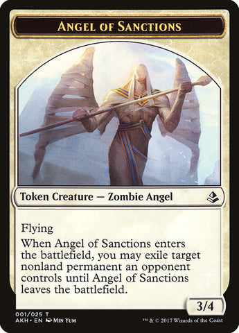 Angel of Sanctions // Drake Token [Amonkhet Tokens]