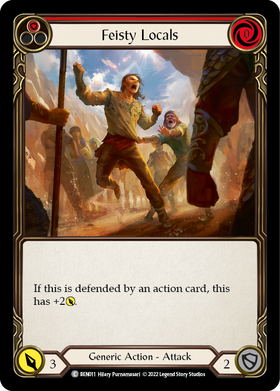 Feisty Locals (Red) [BEN011] [Outsiders Benji Blitz Deck]