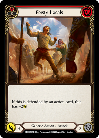Feisty Locals (Red) [BEN011] [Outsiders Benji Blitz Deck]