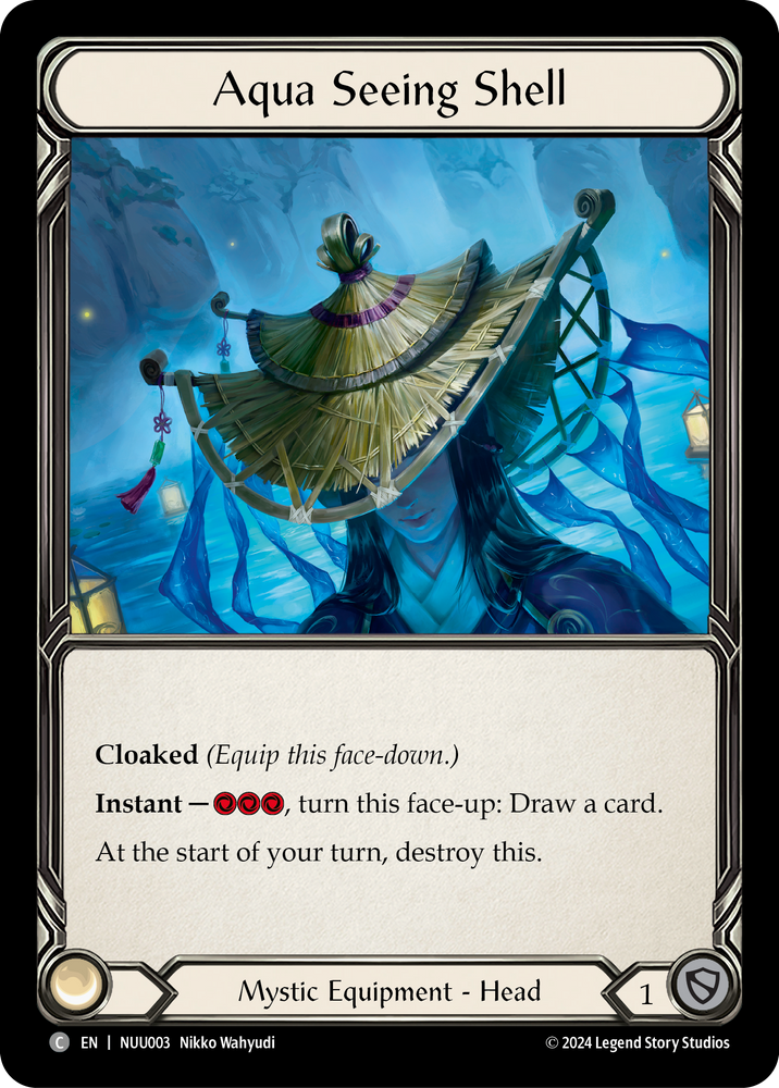Aqua Seeing Shell [NUU003] [Part the Mistveil Nuu Blitz Deck]