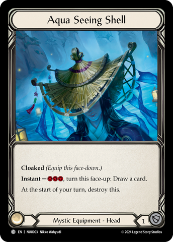 Aqua Seeing Shell [NUU003] [Part the Mistveil Nuu Blitz Deck]