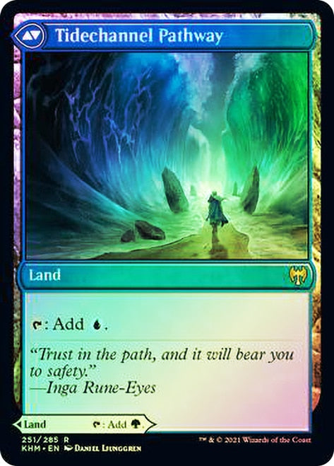 Barkchannel Pathway // Tidechannel Pathway  [Kaldheim Prerelease Promos]