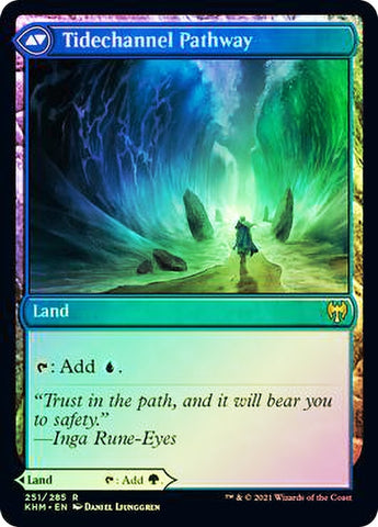 Barkchannel Pathway // Tidechannel Pathway  [Kaldheim Prerelease Promos]