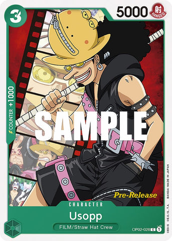 Usopp (OP02-028) [Paramount War Pre-Release Cards]
