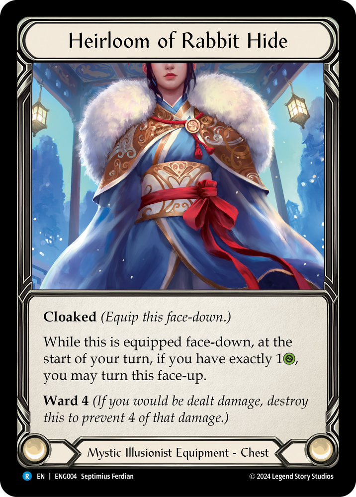 Heirloom of Rabbit Hide [ENG004] [Part the Mistveil Enigma Blitz Deck]