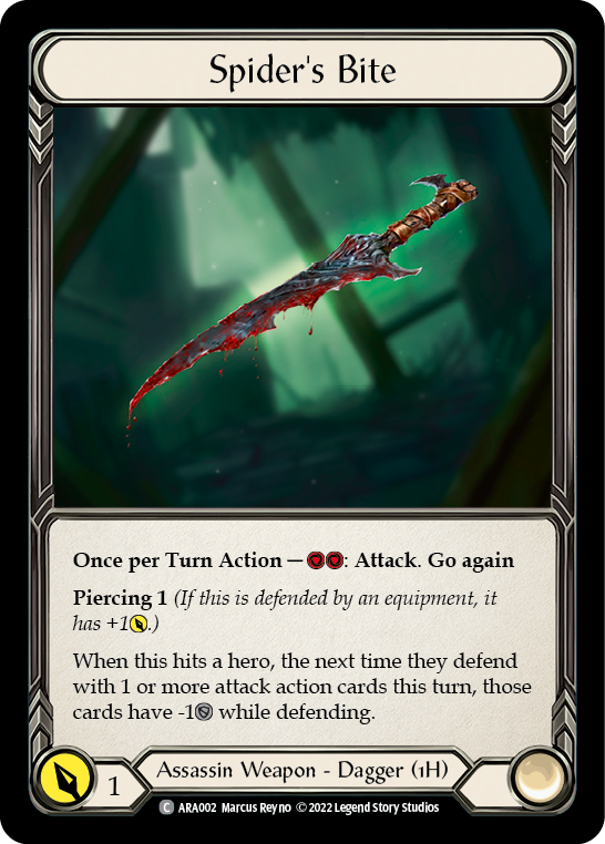 Spider's Bite [ARA002] (Outsiders Arakni Blitz Deck)