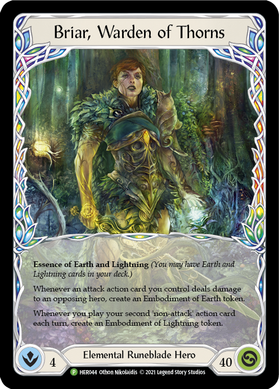 Briar, Warden of Thorns [HER044] (Promo) Cold Foil
