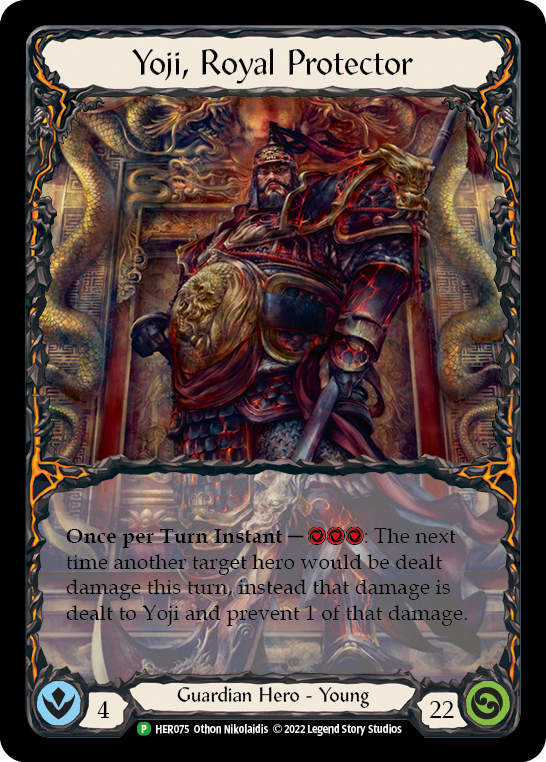 Yoji, Royal Protector [HER075] (Promo) Cold Foil