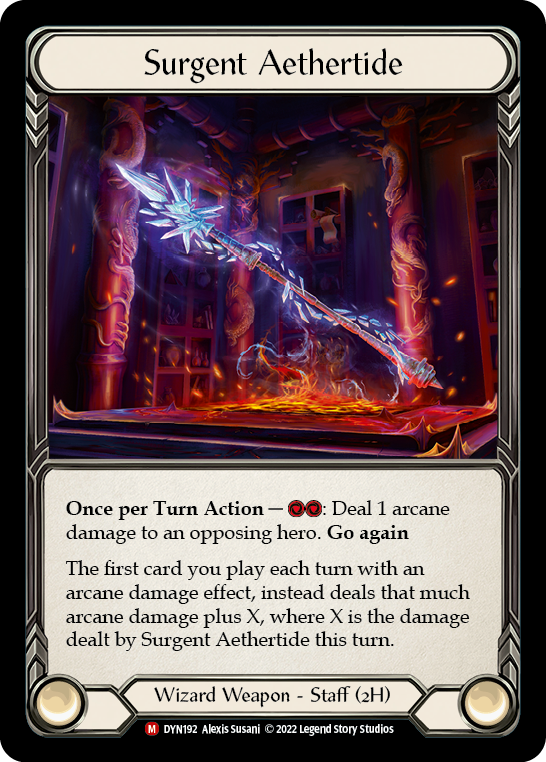 Surgent Aethertide [DYN192] (Dynasty) Rainbow Foil