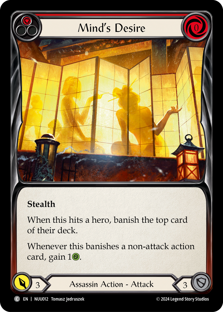 Mind's Desire (Red) [NUU012] [Part the Mistveil Nuu Blitz Deck]