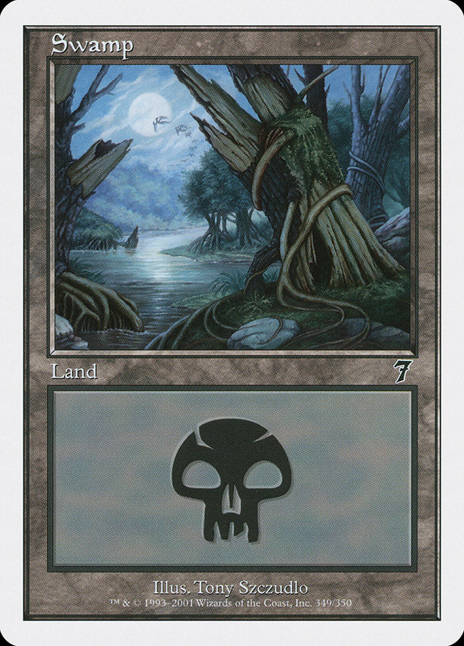Swamp (#349) [Seventh Edition]