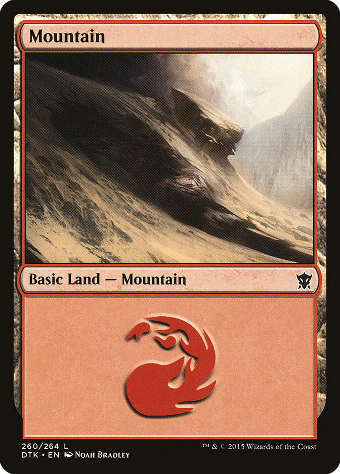 Mountain (#260) [Dragons of Tarkir]