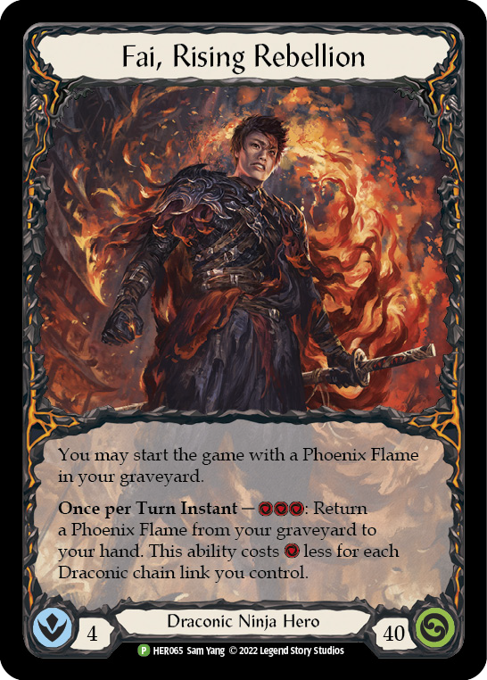 Fai, Rising Rebellion [HER065] (Promo) Rainbow Foil