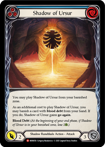 Shadow of Ursur [MON156-RF] (Monarch) 1st Edition Rainbow Foil