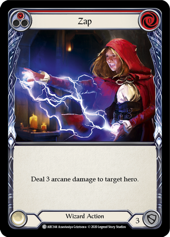 Zap (Red) [U-ARC144] (Arcane Rising Unlimited)  Unlimited Rainbow Foil