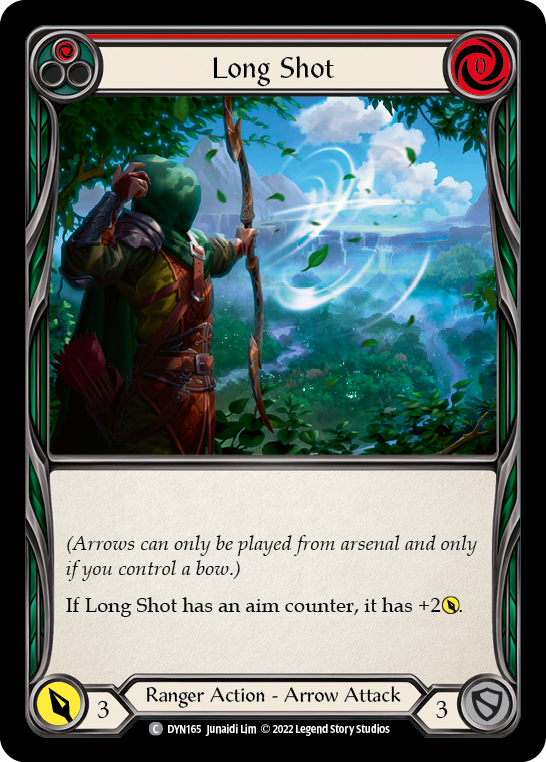 Long Shot (Red) [DYN165] (Dynasty) Rainbow Foil