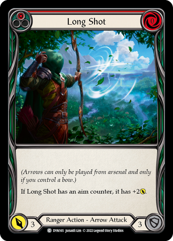 Long Shot (Red) [DYN165] (Dynasty) Rainbow Foil