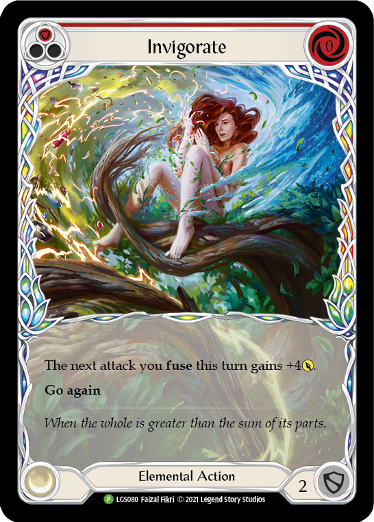 Invigorate (Red) [LGS080] (Promo) Rainbow Foil