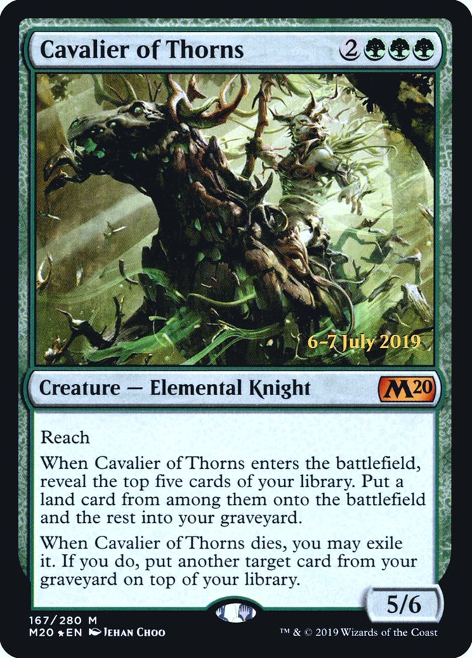 Cavalier of Thorns  [Core Set 2020 Prerelease Promos]