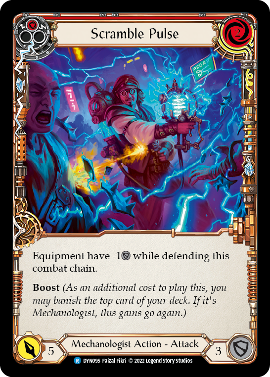Scramble Pulse (Red) [DYN095] (Dynasty) Rainbow Foil