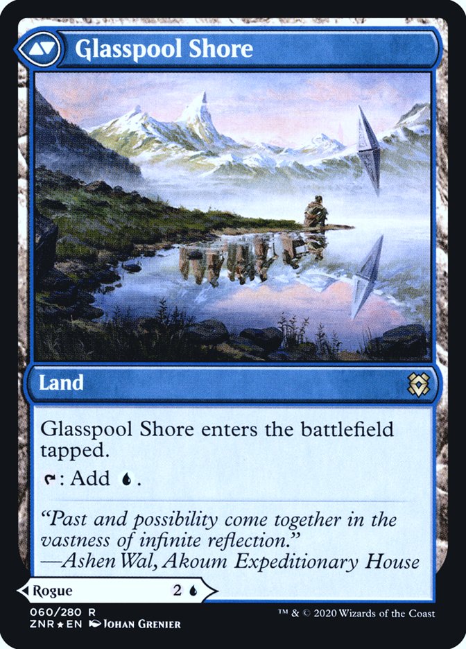 Glasspool Mimic // Glasspool Shore  [Zendikar Rising Prerelease Promos]