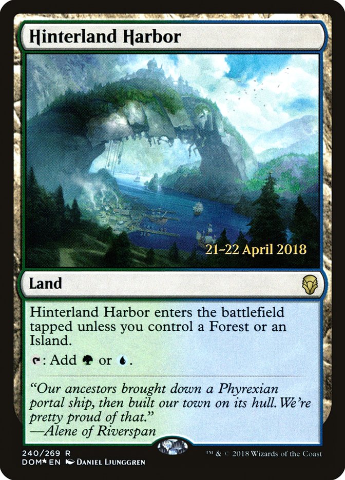 Hinterland Harbor  (Prerelease) [Dominaria Prerelease Promos]