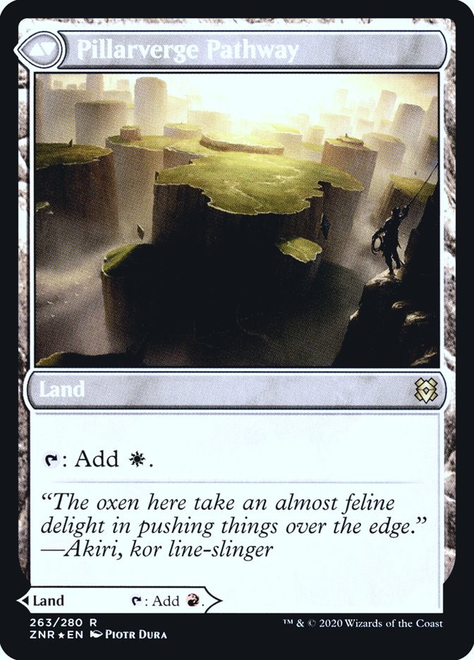 Needleverge Pathway // Pillarverge Pathway  [Zendikar Rising Prerelease Promos]