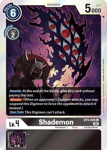 Shademon [BT5-065] (Resurgence Booster Reprint) [Resurgence Booster]