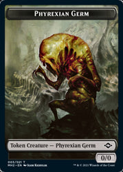 Food Token (#17) // Phyrexian Germ Token [Modern Horizons 2 Tokens]