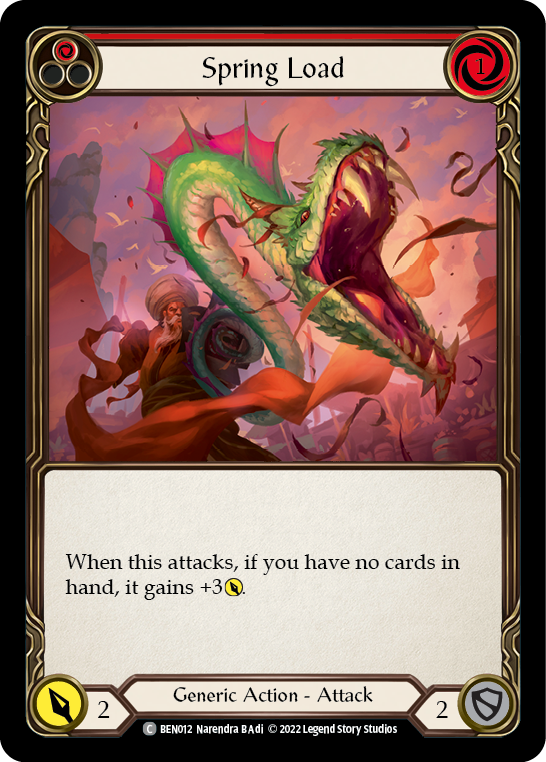 Spring Load (Red) [BEN012] [Outsiders Benji Blitz Deck]