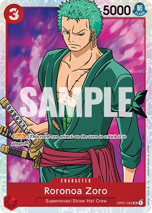 Roronoa Zoro (025) (OP01-025) [Romance Dawn]