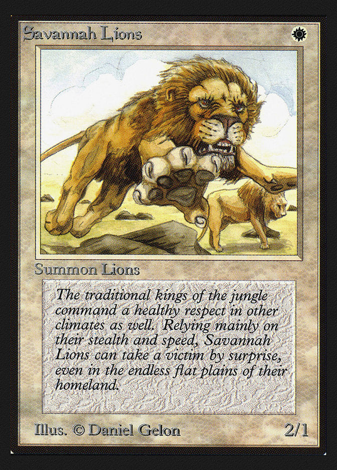Savannah Lions (IE) [Intl. CollectorsÃ¢â‚¬â„¢ Edition]