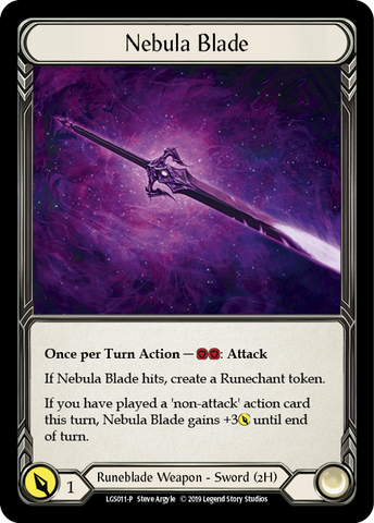 Nebula Blade [LGS011-P] (Promo) 1st Edition Cold Foil
