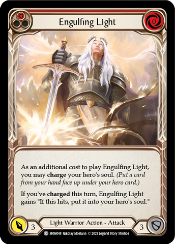 Engulfing Light (Red) [MON048-RF] (Monarch) 1st Edition Rainbow Foil