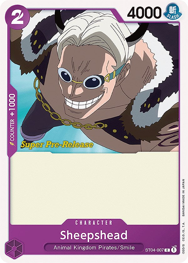 Sheepshead (ST04-007) [Super Pre-Release Starter Deck: Animal Kingdom Pirates]