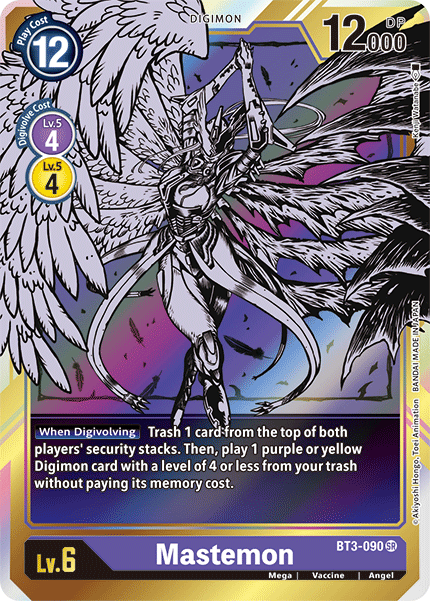 Mastemon [BT3-090] (Alternate Art) [Release Special Booster Ver.1.5]