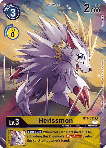 Herissmon [BT7-031] (Alternate Art) [Next Adventure]