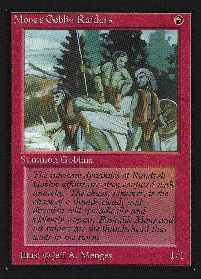 Mons's Goblin Raiders (IE) [Intl. CollectorsÃ¢â‚¬â„¢ Edition]
