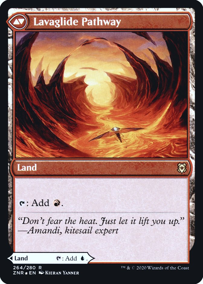 Riverglide Pathway // Lavaglide Pathway  [Zendikar Rising Prerelease Promos]