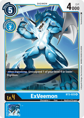 ExVeemon [BT3-025] [Release Special Booster Ver.1.5]