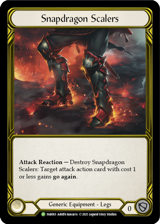 Snapdragon Scalers (Golden) [FAB065] (Promo) Cold Foil