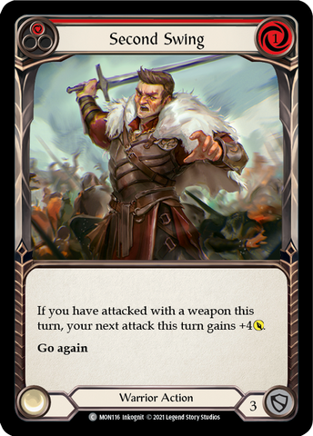 Second Swing (Red) [MON116-RF] (Monarch) 1st Edition Rainbow Foil