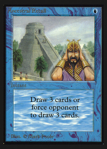 Ancestral Recall (IE) [Intl. CollectorsÃ¢â‚¬â„¢ Edition]