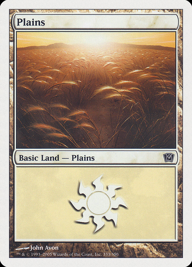 Plains (#333) [Ninth Edition]