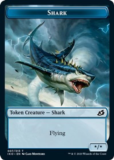 Angel Warrior // Shark Double-sided Token (Challenger 2021) [Unique and Miscellaneous Promos]