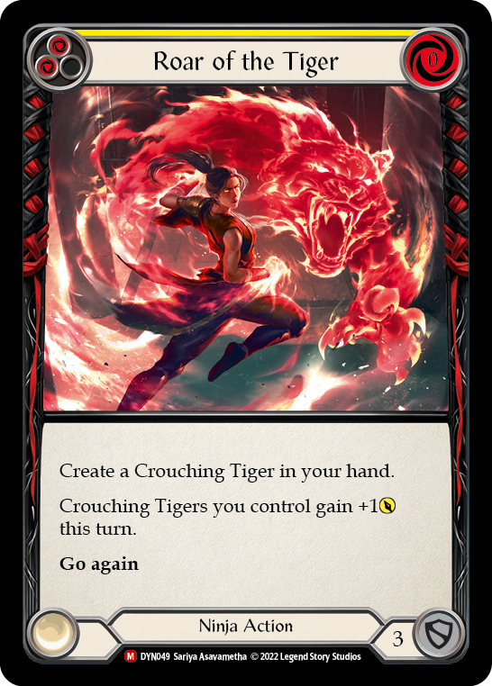 Roar of the Tiger [DYN049] (Dynasty) Rainbow Foil